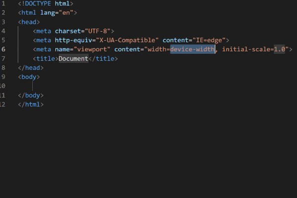 HTMLの基本テンプレートを呼び出す方法
